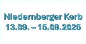 Screenshot Niedernberger Kerb 2025 vom 13.09 bis zum 15.09